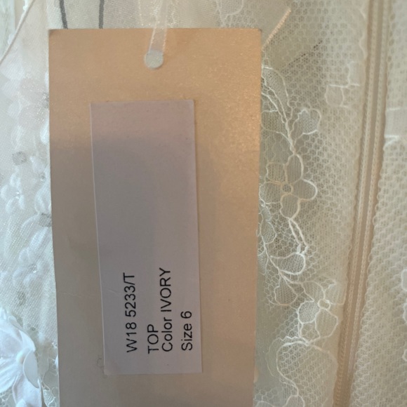 Gemy Maalouf brand new bridal top intricate detail work and gemstone - Picture 11 of 16